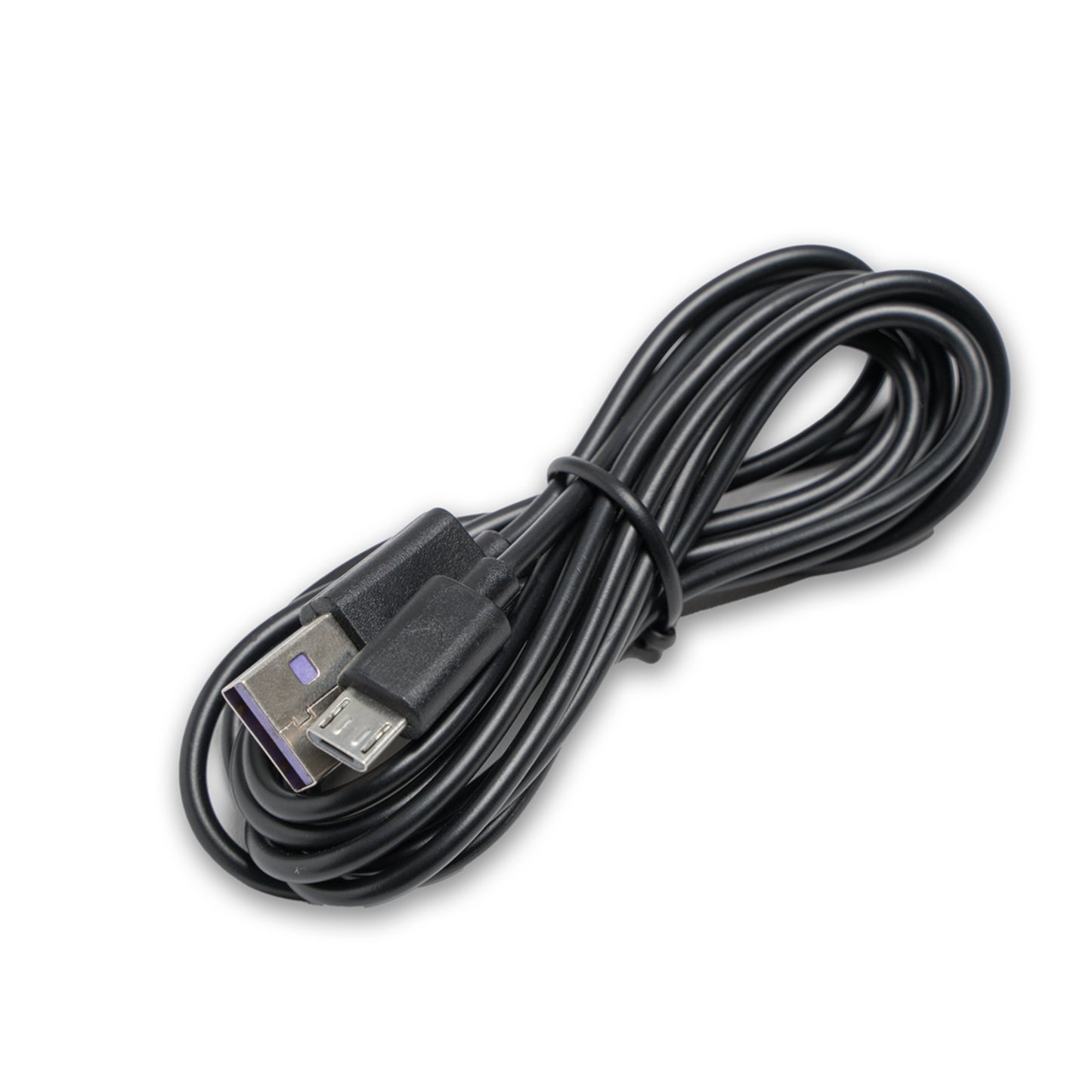 LED gaming mouse pad USB cable with attached connector, shown on a coiled lead.