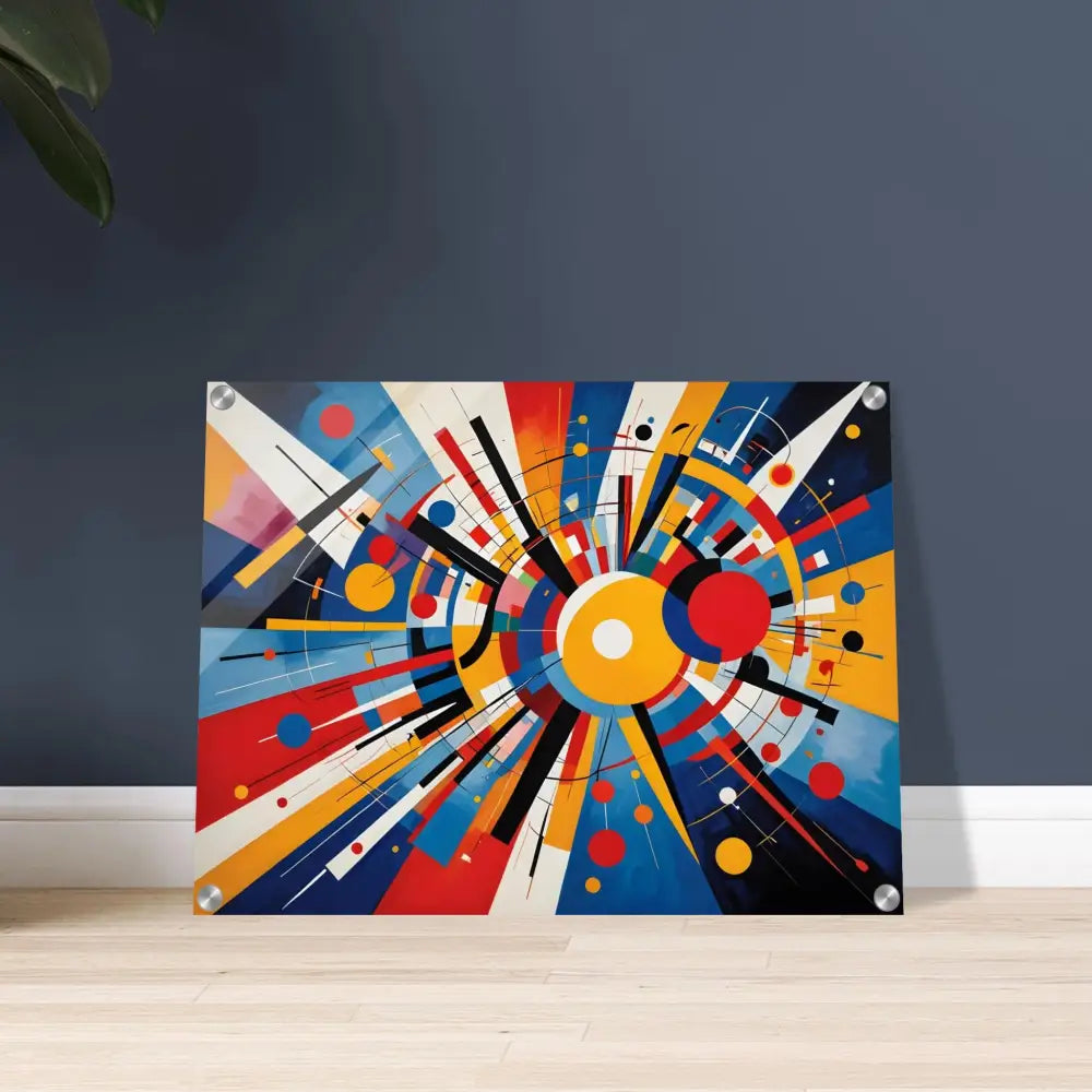 Abstract geometric artwork for Acrylic Print Celestial Motion by PixiOnyx