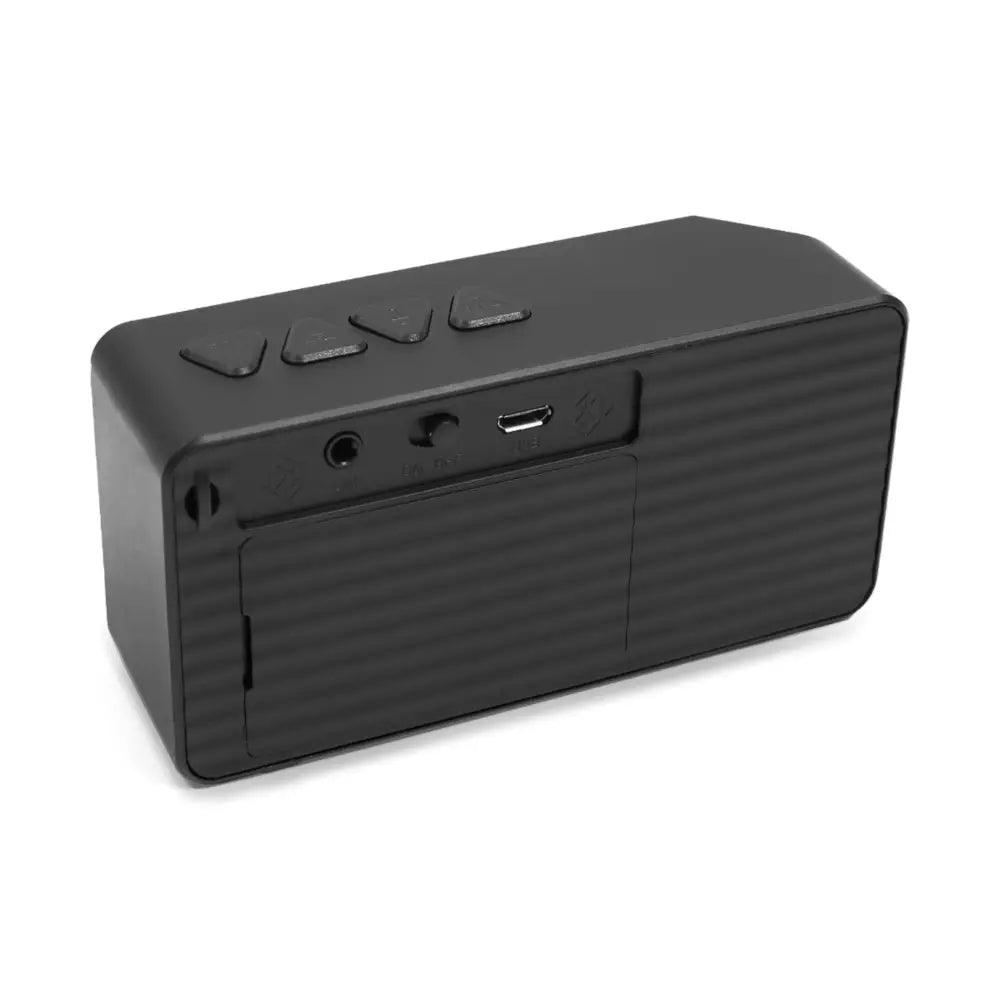 Black rectangular Bluetooth speaker from Graffiti Skull PixiOnyx Psychedelic Street Soundbox