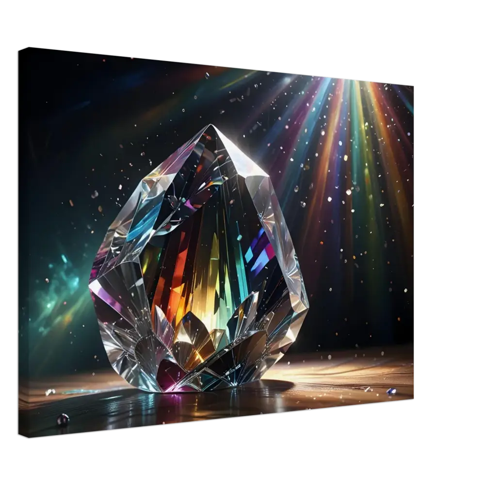 Rainbow-refracting crystal from Canvas Prismatic Splendor PixiOnyx Rainbow Reverie