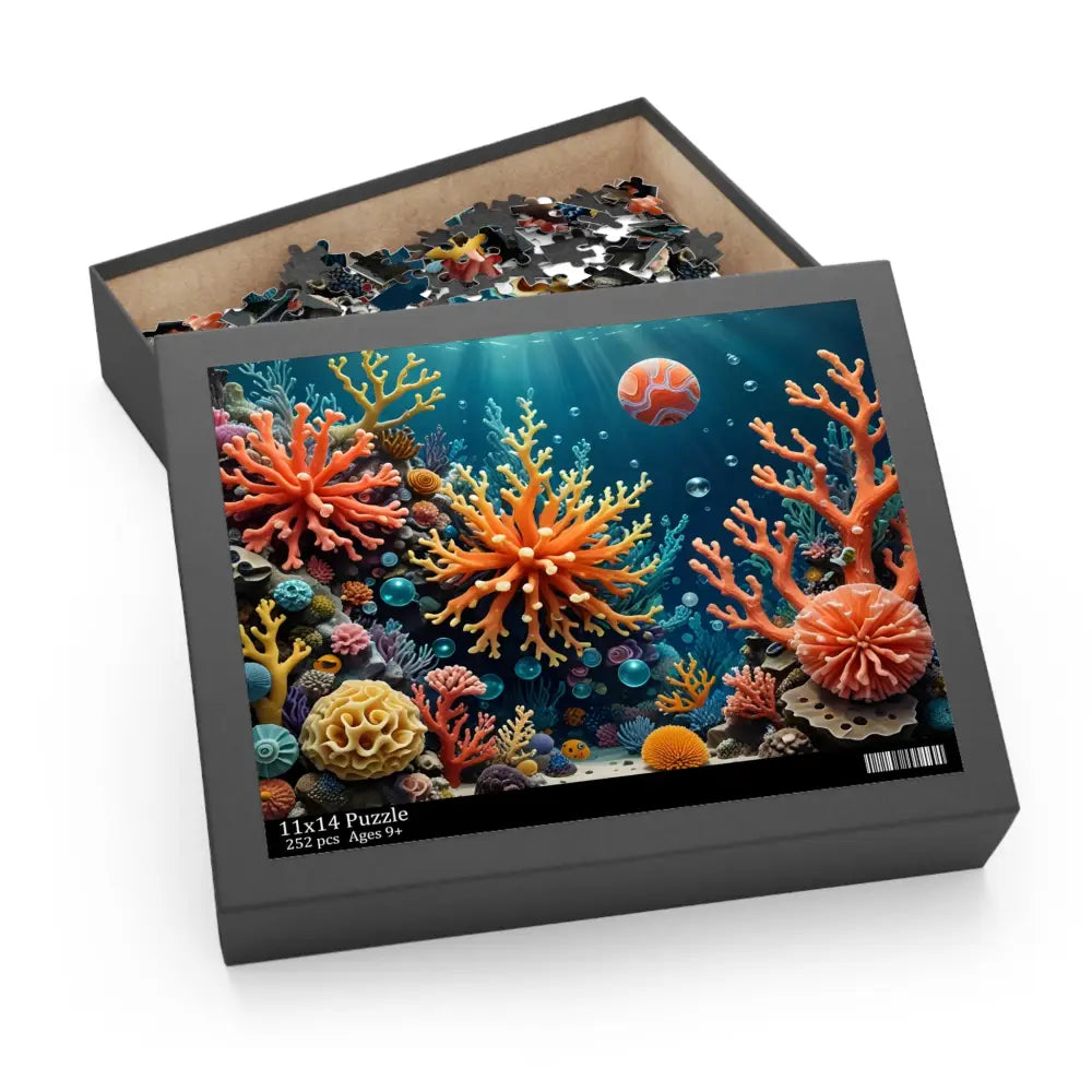 Coral Reef Jigsaw Puzzle showcasing vibrant underwater dreamscape artwork by PixiOnyx