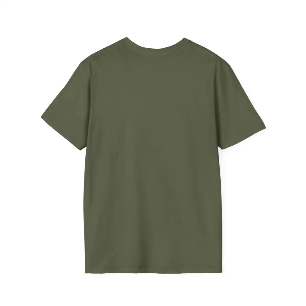 Plain olive green short-sleeved crew-neck t-shirt, machine washable, tumble dry safe, casual wear