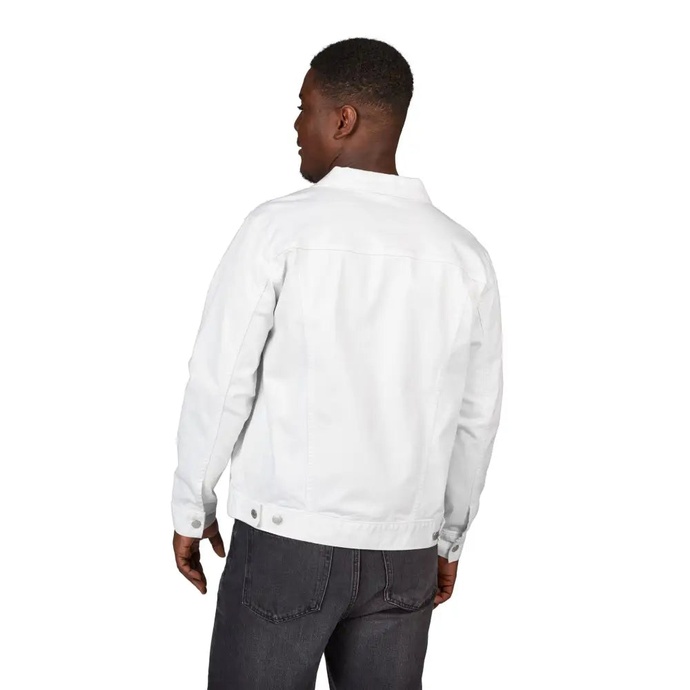 Stylish embroidered PixiOnyx denim jacket with dark gray jeans for casual summer fashion